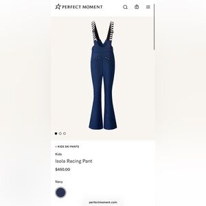 Perfect Moment Kid’s Isola Ski Pants- Size 12